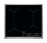 AEG IKB64431XB Autarkes Kochfeld/Induktion/Hob²Hood/Slider-Bedienung / 60 cm/Edelstahlrahmen / 4 Kochzonen/Powerfunktion/Kindersicherung