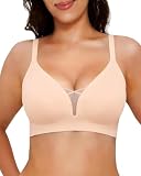 Damen-BHS, kabelloser Jelly-BH für Damen, UK, nahtlos, ohne Bügel, weicher Halt, gepolsterte T-Shirt-Damen-Bralettes für den Alltag