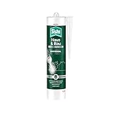 Sista Pattex Haus & Bau Universal FlexTec Polymer, Universal-Silikon für Fugen innen & außen, witterungsbeständige Dichtmasse für viele Materialien*, wasserfeste Fugenmasse, 1x280ml, weiß