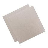 PAMINGONO 2 Stück Mikrowellen Glimmerplatten 13 x 13 Cm Backofen Reparaturteile Für Mikrowellen Hochwertige Platten Für Sicheren Einsatz Der Kü