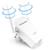 WONLINK WLAN Verstärker, 300Mbit/s WLAN Repeater mit Ethernet-Anschlussvon Single Band WiFi Booster mit WPS, Kompatibel Allen WiFi Geräten, WiFi Verstärker von Repeater/AP/Router Modus, EU Plug