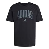 adidas Men's Collegiate Lineage Graphic T-Shirt, Black, XL