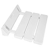 Duschsitz Klappbar Wandmontage,Wand Duschsessel bis 130kg An der Wand montierter Drop Leaf Duschsitz Faltbare Badezimmerbank für den Saunaraum zu Hause Verw