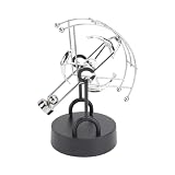 GALPADA 1 Stück Elektronisches Perpetuum Mobile Schreibtischdekoration Silber Kinetische Bewegung für Büro und Zuhause Stilvolles Desktop Ornament für Erw