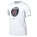 Nike Herren PSG M Nk Crest Tee T-Shirt Paris Saint-Germain, Weiß, L