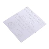 DIKACA 2 Stück Brieftasche Karte Brieftasche Einfügen Brieftaschen-einsteckkarten Personalisierte Nachrichtenkarten Andenken Hochzeitstag Gif Jubiläumskarten Silver Rostfreier S
