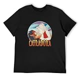 Catradora Print Unisex Black T-Shirts Men Tee Cotton Tops Shirt XXL