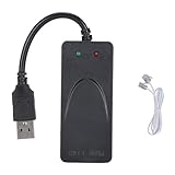 ​USB 56K Externes Einwahl Fax Datenmodem, Datenfax Spracheinwahl USB Faxmodem, Duale RJ11 Anschlüsse Unterstützen Anrufer ID Computer Laptop Faxmodem für fü