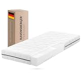 RAVENSBERGER Comfortmatratze Ravo-PUR - Härtegrad H3, mittel - 90 x 200 cm, Höhe 19 cm - ergonomische 7-Zonen Matratze mit Funktions-Bezug, allergik