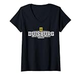Damen Duisburg Deutschland / Germany T-Shirt mit V
