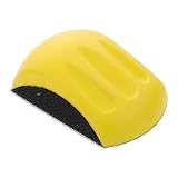 IWOWHERO Klett-schleifscheibe Handschleifpad Manuelle Hand Schwingschleifer Handwerkzeuge Manueller Schleifer Schleifblock Betonschleifer Exzenter-handschleifer Handheld- Abs Yellow