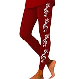 Generisch Weihnachtsleggings Winter Warme Sportleggins Rentier Drucken Fleece Strumpfhose Gefütterte Thermoleggins Aus Baumwolle Winter Thermo Leggings Weihnachts Leggins Strumpfhose D