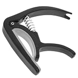 JOINPAYA Kapodaster für Volksgitarre Kapodaster für gitarre Kapodaster für klassische Gitarre gitarren capo gitarren-kapodaster Gitarren-Kapos Zubehör für Akustikgitarren Plastik Black