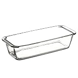 AMBITION Kastenform aus Glas 31 cm Königskuchenform mit Griffen Ofen Mikrowelle & Spü