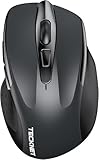 TECKNET Bluetooth Maus, Wiederaufladbare Maus Kabellos(DREI Modi: BT 5.0/3.0 + 2.4G), 4800 DPI, Ergonomische Leise Funkmaus für Laptops, Mac OS, Android, Windows, G