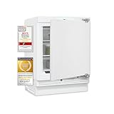 Exquisit Unterbau Gefrierschrank UGS105-FE-010E | Nutzinhalt: 101 L | Alarm-Funktion | 4-Sterne-Gefrieren | Festtürmontage | Unterbaug