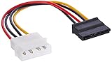Akyga AK-CA-17 Molex Stecker auf SATA Buchse HDD/SSD Adapter Kabel 15
