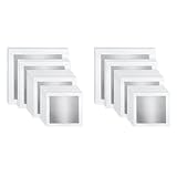 Cliney Trockenbau-Reparaturset 32-Teiliges Trockenbau-Flicken Aluminium-Trockenbau-Flicken-Reparatur-Set Netz-Trockenbau-Flicken-Set (2/4/6/8)