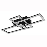 GLOBO LIGHTING Deckenleuchte LED Kristalle Deckenlampe Wohnzimmerleuchte beweglich L 61