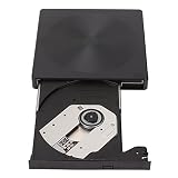 Annadue Tragbares CD/DVD +/-RW-Laufwerk/DVD-Player Hochgeschwindigkeits-5-Gbit/s-CD-ROM-Brenner mit Stabiler Übertragung für DVD-Player, für Laptop-Desktop-PC
