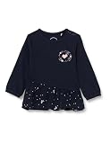 s.Oliver Junior Mädchen 2137470 Langarmshirt mit Volant, blau, 68