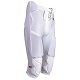 Schutt Jungen DNA All-in-one Youth Football Pants Integrated Pads Fußballhose, Weiß, M