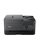 Canon PIXMA TS7450i Multifunktionsdrucker 3in1 (Tintenstrahl,Drucken, Kopieren, Scannen, A4, 35 Blatt ADF, OLED, WLAN, Duplexdruck, 2 Papierzuführungen, kompatibel mit Pixma Print Plan 'Abo') Schw