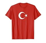 Türkei T-Shirt Türkische Flagge Türkisch Bayragi, Ay Yildiz T-S