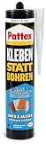 Pattex Kleben statt Bohren Innen & Außen, Montagekleber & Baukleber für innen & außen, starker Kleber mit Temperatur-, Witterungs- & Wasserbeständigkeit, 1x450g