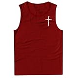 Tank Top Herren Sommer Stretch Atmungsaktive Shirt Sleeveless Funktionsshirt Ärmelloses Axelshirt Slim Fit Unterhemd Regular Fit Shirt Hawaii T-Shirt Freizeit U