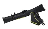 Fischer Eco XC Skitasche für Langlaufski - 210cm - robuste Tasche für Langlauf Ski - für EIN Paar Classic oder Skating Skier - inkl Nordic Eco Schuhtasche für Lang