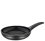 KÜCHENPROFI COOK Bratpfanne MONZA, Pfanne mit PFAS-freier Antihaftbeschichtung und Vollflächen-Induktionsboden, backofenfest bis 180 °C, Pfannenkörper aus Aluminium, Soft-Touch-Griff, Ø 24