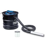 Scheppach Aschesauger GKS20 Kaminsauger mit 1200W und 18 kPa Saugleistung | 20L Fassungsvermögen | robuster Metallbehälter | großer Arbeitsradius Dank 1,2m Schlauch und 1,5m Anschlusskab