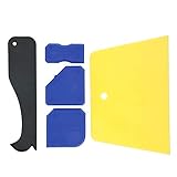 Dichtungsentferner-Werkzeug, Dichtungs-Finishing-Werkzeug, 5-teilig, Kunststoff-Dichtstoffverteiler, Schaber-Set, Dichtungswerkzeug-Set, Glaskleber, Nähen, Verschönerungswerkzeug