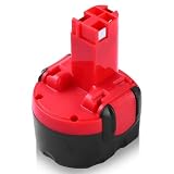 Catastro BAT048 9.6V 3.5Ah NI-MH Akku Ersatz für Bosch Akku Kompatibel für Bosch BAT100 BAT119 BPT1041 PSR 960 PSR 9.6 VE-2 GSR 9.6 GSR 9.6V PAG 9.6V PLI 9.6V