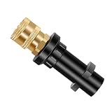 Nutmanel Hochdruckreiniger Adapter, Kärcher Adapter, Hochdruckreiniger Gun Adapter M22, 1/4'' Messing Quick Connect Kompatibel mit Kärcher K Serie K2, K3, K4, K5, K6, K7 Hochdruckreiniger Schaumk