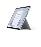 Microsoft Surface Pro 9, i7, 16GB RAM, 256GB SSD, Win 11 Home, 13 Zoll 2-in-1 Tablet/Laptop, Platin, powered by Intel E