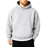 SMILODOX Herren Hoodie Dawson, Oversize Fit Langarm Oberteil mit Kapuze, Hoody Sweatshirt, Optimal für Sport, Streetstyle und Alltag, Bequem und Vielseitig Kombinierb