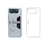 Vaxson 2 Stück Rückseite Schutzfolie, kompatibel mit ASUS ROG Phone 6, Backcover Skin TPU Folie Haut [Nicht gehärtetem Glas Displayschutzfolie ]