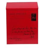 Briefkasten Postkasten Wand Dekorative Mailbox Moderne Dekoration Post Wand Montiert Boxen Lettres Mit Schlüssel Briefkästen(Rood)