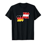 Österreich Deutschland Flagge Deutsch Österreicher T-S