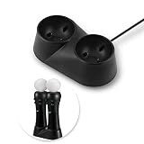 Dual Charger Dock Ladestationsständer, fürPS4 VR-Fernbedienungen, Exquisites Design, Lädt Zwei Controller Gleichzeitig