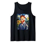 Vincent Van Gogh Bitte leih mir dein Ohr Künstlerisches Humor-Wortspiel Tank Top