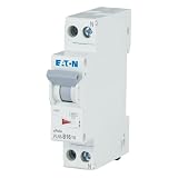 Eaton PLN6-B16/1N-DE Leitungsschutzschalter 16A 1P+N 1-polig+N B-Charakteristik LS-Schalter 1 TE eine Teilungseinheit breit (263272)