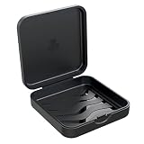 ARGOMAX Zahnspangendose Spangendose Dento Box Schienendose (auch für Aufbissschiene, Knirscherschiene) 1 Stück KFO Box (schwarz)