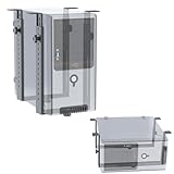 RICOO PC Rechner Halterung für Untertisch Schreibtisch Computer Montage TRH-02 CPU Gehäuse Halter bis 35-Kg Stehend/Liegend Unter Tischhalterung Rack Unterbau Vertikal/H
