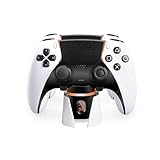 POFET PS5 Schnellladestation für PS5 DualSense Controller Ladestation mit RGB-LED-Lichtanzeigen, Tri-Protection-RGB-V