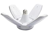 Werkstattlampe,Garagenleuchte Energiesparendes, stilvolles und elegantes Klappdesign, dekoratives, fächerförmiges Deckenleuchterlicht for die Garag