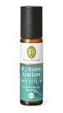 PRIMAVERA Duft Roll-On Konzentration bio 10 ml - Zitrone, Riesentanne und Salbei - Aromaöl, Duftöl, Aromatherapie für unterwegs - konzentrationsfördernd - veg
