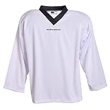 Sherwood Unisex Kinder Træningsstrikot sher-wood praksis jersey Eishockey trikot, Weiß, 3XS EU